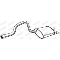 23235 WALKER Глушник вихлопних газів кінцевий