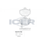 181274-704 ICER Комплект гальмівних колодок дисковий гальм
