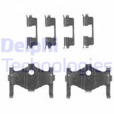 LX0471 DELPHI Комплектуючі колодки дискового гальма