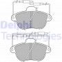 LP741 DELPHI Комплект гальмівних колодок дисковий гальм