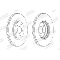 562465JC JURID Гальмівний диск
