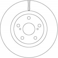 DF6675 TRW Гальмівний диск