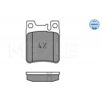 025 213 0515 MEYLE Комплект гальмівних колодок дисковий гальм