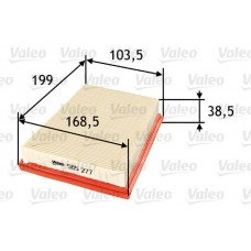 585277 VALEO Повітряний фільтр
