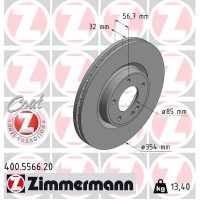 400.5566.20 ZIMMERMANN Гальмівний диск