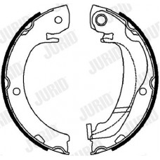 362636J JURID Комплект гальмівних колодок, стояночная тормозная система