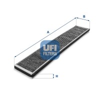 54.121.00 UFI Фільтр повітря у внутрішньому просторі
