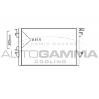 104830 AUTOGAMMA Конденсатор кондиціонера