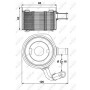 31178 NRF масляний радіатор двигунне олива
