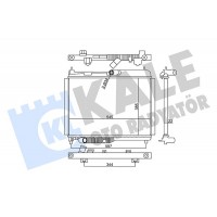 355745 KALE OTO RADYATÖR Радіатор охолодження двигуна
