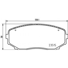 P 54 060 BREMBO Комплект гальмівних колодок дисковий гальм P 54 060 BREMBO Комплект гальмівних колодок дисковий гальм