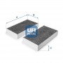 54.215.00 UFI Фільтр повітря у внутрішньому просторі