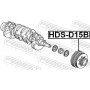 HDS-D15B FEBEST Ремінний шків колінчастий вал