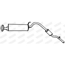 18605 WALKER Глушник вихлопних газів кінцевий