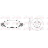 8827.00 REMSA Комплект гальм дисковий гальмівний механізм