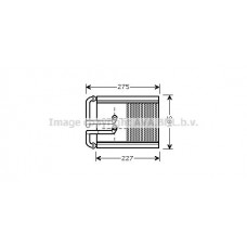 HY6168 AVA QUALITY COOLING Теплообмінник обігрів салону