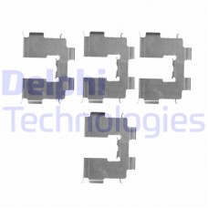 LX0513 DELPHI Комплектуючі колодки дискового гальма