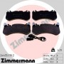 24455.170.2 ZIMMERMANN КомплеК т гальмівних колодок, дискове гальмо