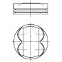 011 PI 00105 000 MAHLE Поршень
