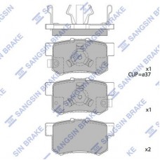 SP2116 Hi-Q Комплект гальмівних колодок дисковий гальм