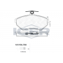 181156-700 ICER Комплект гальмівних колодок дисковий гальм