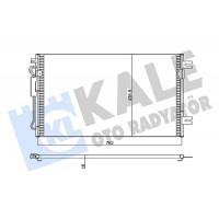 352595 KALE OTO RADYATÖR Конденсатор кондиціонера