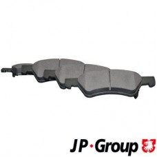 5063600610 JP GROUP Комплект гальмівних колодок дисковий гальм