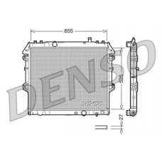 DRM50039 DENSO Радіатор охолодження двигуна