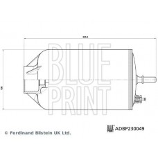 ADBP230049 BLUE PRINT Паливний фільтр