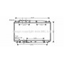 HD2192 AVA QUALITY COOLING Радіатор охолодження двигуна