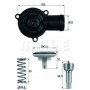 TI 220 87D MAHLE Термостат охолоджувальна рідина