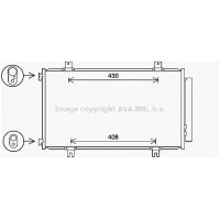 SZ5151D AVA QUALITY COOLING Конденсатор кондиціонера