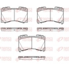 1955.02 REMSA Комплект гальмівних колодок дисковий гальм