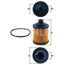 OX 418D MAHLE Масляний фільтр