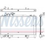 68550 NISSENS Радіатор охолодження двигуна