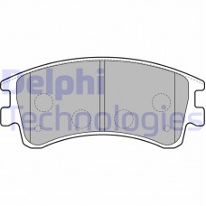 LP1799 DELPHI Комплект гальмівних колодок дисковий гальм