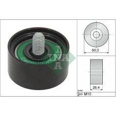 532 0875 10 INA Паразитный / ведущий ролик, Поліклиновий ремінь