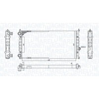 350213187800 MAGNETI MARELLI Радіатор охолодження двигуна