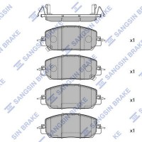 SP4176 Hi-Q КомплеК т гальмівних колодок, дискове гальмо