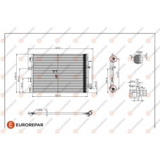 1679997380 EUROREPAR Конденсатор кондиціонера