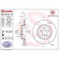 09.C418.13 BREMBO Гальмівний диск