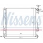 67518 NISSENS Радіатор охолодження двигуна