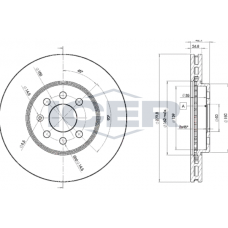 78BD9001-2 ICER Гальмівний диск