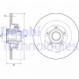 BG9134RS DELPHI Гальмівний диск