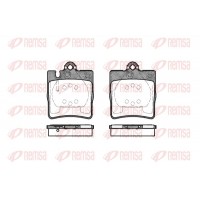 0709.10 REMSA Комплект гальмівних колодок дисковий гальм