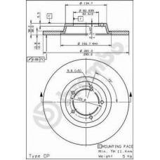14019 AP Гальмівний диск