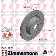 150.3498.52 ZIMMERMANN Гальмівний диск