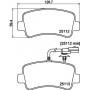 8DB 355 015-301 HELLA Комплект гальмівних колодок дисковий гальм