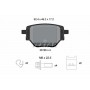2619501 TEXTAR Комплект гальмівних колодок дисковий гальм