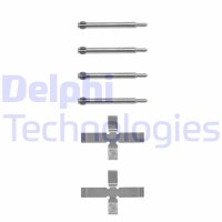 LX0039 DELPHI Комплектуючі колодки дискового гальма